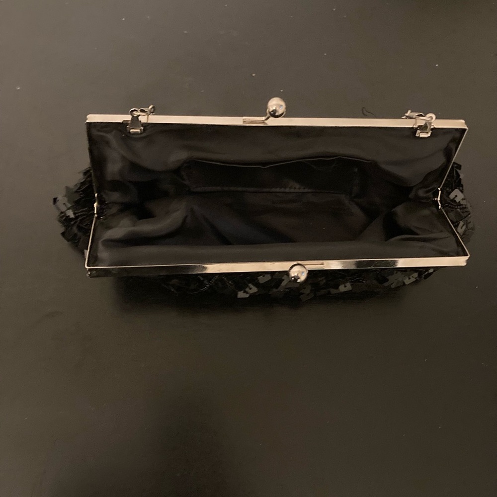 Apt 9 Black Sequence Clutch/Wristlet (New Without… - image 2